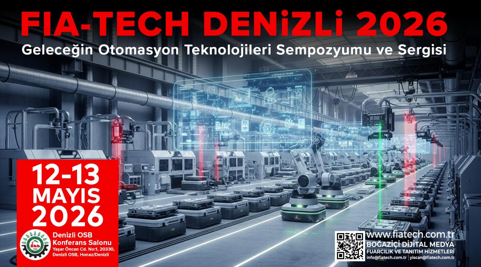 Fia-Tech Denizli Otomasyon Fuarı – 12/13 Mayıs 2026